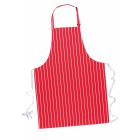 Butchers Apron (Red/White) [7025]