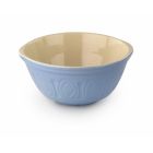 Traditional Stoneware Mixing Bowl, Blue 26cm [7154]