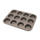 Carbon Steel Non Stick 12 Cup Muffin Tray [778370]