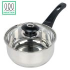 Saucepan, Stainless Steel & Glass Lid 16cm [77176]