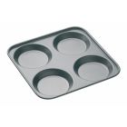 Masterclass Yorkshire Pudding Tin - 4 Hole [7083]