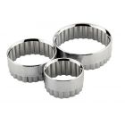 Pastry Cutters - Fluted Pack of 3 [7528]