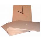 MDF Clock Face - Pack of 10 Square [4885]