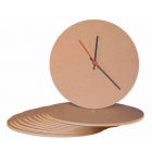 MDF Clock Face - Pack of 10 Round [4886]