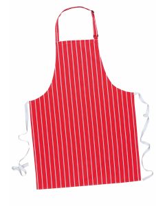 Butchers Apron (Red/White) [7025]