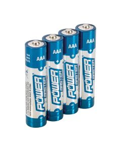 Batteries AAA 1.5V Pack of 4 Alkaline [45014]