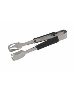 Genware Plastic Handle Buffet Tongs Black [777604]