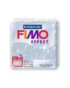 Fimo Effect Glitter Silver Modelling Material [44529]