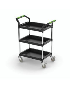 Duralab Lab Trolley 3 Shelf Deep 87 x 49 x 105cm [80870]