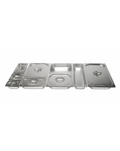 Stainless Steel Gastronorm Pan 1/2 - 40mm Deep [778116]