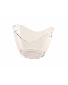 Clear Plastic Champagne/Wine Bucket Small [778518]