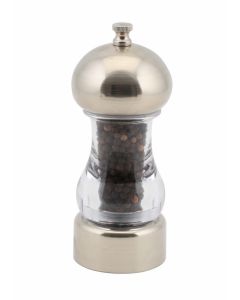 Chrome & Acrylic Salt or Pepper Grinder 14cm [778703]