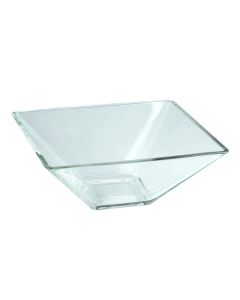 Square Glass Bowls Pack of 6 14 x 7cm H [777772]