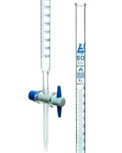 Burette Class-A Boro. Glass with PTFE Stopcock 50ml [0602]