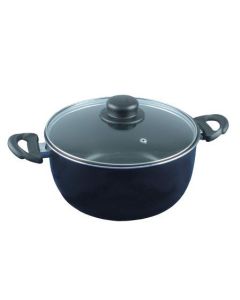 Casserole Pot & Lid (with 2 side handles) 24cm [7058]