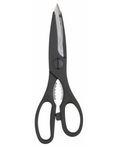 Black Scissors with Nut Cracker 21cm Pk of 10 [Prd 97860]