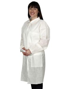 Lab Coat - LightWeight Reusable Small [1853]