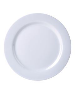 Genware 7" Pack of 12 Melamine Plate White [778329]