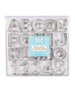 KitchenCraft ABC & 123 Cookie Cutter Set [780766]