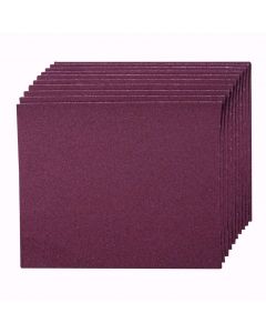Emery Cloth Sheets Pack of 10 (120 Grit) [4712]