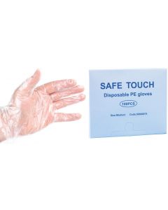 Disposable Gloves Polythene Large Box of 100 [3175]